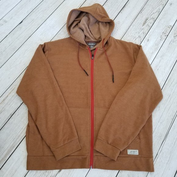 Eddie Bauer Hoodie Zip Front Size Large
